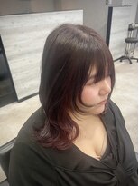 プライズ 所沢プロぺ通り店(prize)&nbsp;インナーカラーピンクカラーインナーブリーチ所沢