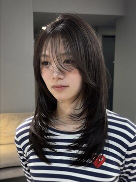 ジアン テラス(GIEN TERRASSE) 韓国レイヤー/2way前髪/シャギーレイヤー