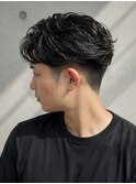 清潔感ビジネスセンターパート×ニュアンスパーマ