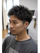 ルシードスタイルアートラッシュ(LUCIDO STYLE ARTRUSH) スパイキーショート×ツイストパーマ
