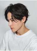 リバースセンターパート/ニュアンスウルフ/ダウンバング/北柏