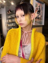 ランド(LAND)&nbsp;前髪インナーカラー　グラデーションカラー　オン眉