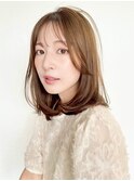 ☆ミディアム　フェイスレイヤーカット 韓国風☆イメチェン