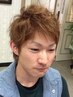 《メンズ限定》デザインカット+アロマカラー+ハーブSPA一律￥10800