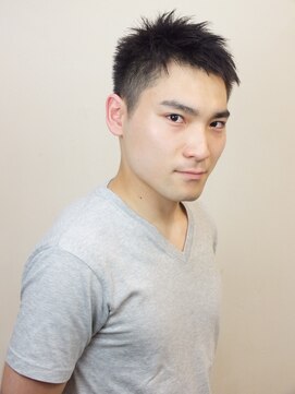 チャクラ アルカ ヘアサロン(Chakura arka Hair Salon) ON・OFF切り替えワイルドツーブロックショート　[メンズカット]