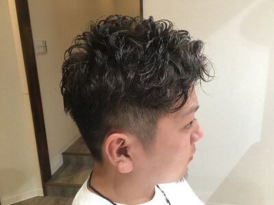 メンズパーマスタイルも幅広いヘアスタイルにお応えします◎