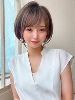 アフロート ディル(AFLOAT D'L)&nbsp;【AFLOAT 晃輔】20代30代大人可愛いひし形ショートボブ 髪質改善