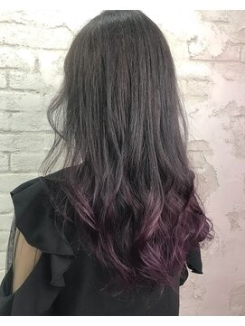 アジールヘア 赤羽駅南口店(agir hair) 愛されミディ/ピンクパープルグラデーション/【赤羽】