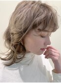 フレンチガーリー/20代30代/ミントベージュ