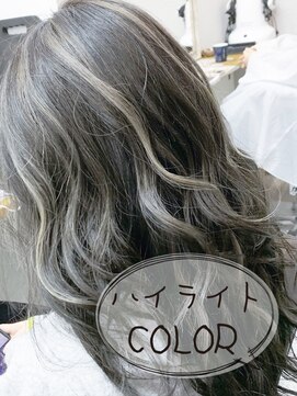 リ シャルム バイ エニーハウ 南七日町店(Re charm by anyhow) ホワイトベージュ ハイライトカラー