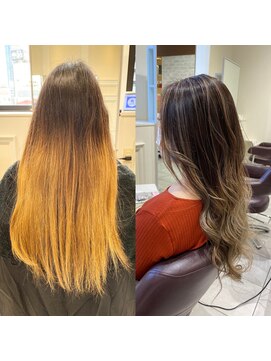 アヴァンス 天王寺店(AVANCE.) 印象の違い×バレイヤージュ