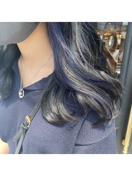 ヘアスタジオ アルス 御池店(hair Studio A.R.S) ブルーインナーカラー