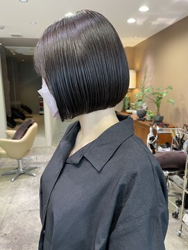 インビテーション 名古屋(invitation) ◎暗くても重くならないミニボブ！！