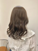 巻き髪風デジタルパーマ　　パーマ　　池袋　　大人スタイル