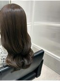 《韓国ヘア》ナチュラルブラウン×ヨシンモリ