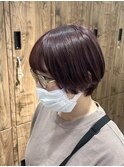 ラインレッド&ショートスタイル♪