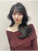 10代20代韓国内巻きくびれレイヤーロング 小山