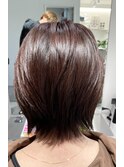 【白髪染め卒業】ショートピンク