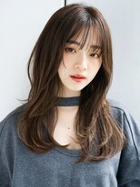 レノラ 本町(LENORA) ◯薄めバングくびれロングレイヤーカットミディアムレイヤー