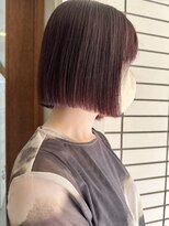 サクラ 岐阜(SAKURA)&nbsp;切りっぱなしボブ×ぱっつん前髪×縮毛矯正　岐阜美容院