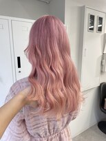 ペレ 渋谷(PELE)&nbsp;デザインカラー/レイヤーカット/ウェットヘア/オリーブベージュ