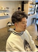 リバースパーマ/メンズカット