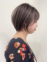 ネイロ バイ ジルブラン 葛西(NeiRo by JIL BLAN)&nbsp;葛西ハイライト白髪ぼかしショートボブ小顔カットレイヤーカット