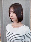 ◇ボブ縮毛矯正髪質改善表参道韓国フェザーバング顔周りカット