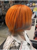 にじさんじ 宇佐美リト ウルフヘア オレンジ ケアブリーチ