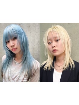 《フェイスレイヤーで柔らさと抜け感を》作り込みすぎない顔周りデザイン。ブリーチカラーと合わせても◎