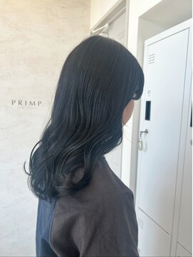 プリンプ トータルビューティ(PRIMP.total beauty) 透けるgray アイスグレー 暗髪 透明感カラー