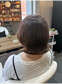 髪質改善×艶感ショートボブ