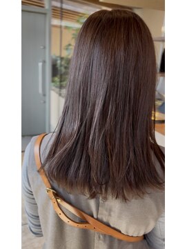 ルックアット(Look at) 【Look at】レイヤーボブ似合わせカット着物ヘアダークアッシュ