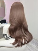 韓国艶ブラウン×振り向く後ろ姿レイヤーカット/髪質改善新宿n