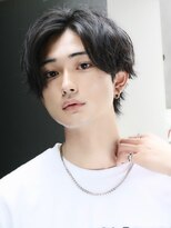 カヴァルバイクロト(KAVAL by KUROT) センターパート/毛流れパーマ