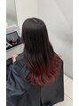 アース 綱島店(HAIR&MAKE EARTH)&nbsp;結んで隠せるから学生や規定のある方でもできるグラデーション