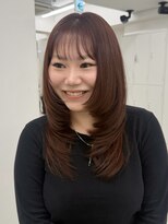 アイトーキョーエス 渋谷(AI TOKYO S) 着物ヘア/ダークアッシュ/ミディアムレイヤーカット/渋谷