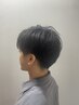 【カットコース】骨格補正メンズカット+血行促進スパ+眉毛カット
