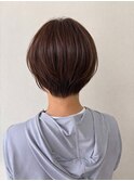 大人美シルエットショートボブ
