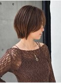 ブランジュ外ハネショート