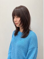 サラ 山口店(SARA)&nbsp;顔まわりレイヤー×くびれミディアム