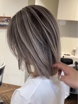 ハーパーズ 渋谷(harpers) コントラストバレイヤージュミディアムレイヤーカット