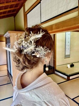 アンジュの写真/【結婚式・お呼ばれに】周りと差がつく褒められニュアンスヘア♪プロの技で1日中可愛いをキープ！