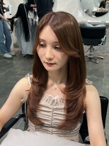ジーニー 千葉(GENiE) ダークパープル/ハッシュカット/顔周り/千葉駅【高野優真】