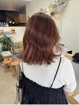 オリビアヘアー(OLIVIA HAIR)&nbsp;ママに人気☆外ハネピンクブラウン
