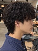 波巻きシャドウ/シャドウパーマ/マッシュウルフ/千葉駅/関祐翔