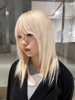 ヲタク 渋谷 代官山 恵比寿(wotaku.) 抜きっぱなしブロンドハイトーンケアブリーチハッシュカット金髪