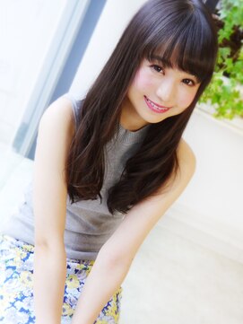 ヘア ジュレ ドゥ(hair jurer deux) 【ヘアジュレドゥ 古居】 カワイイ黒髪 Sweet ロング