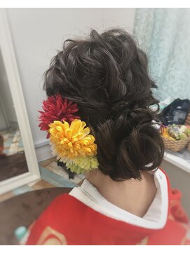 ヘアアンドケア エジェリラボ(hair&care egerie lab) エジェリラボ/着物ヘア/パーティースタイル