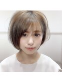 小顔耳かけ ワンサイドショート
